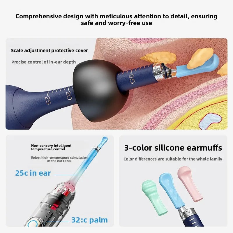 EARSCOPE™- Waterproof Visual Ear Wax Removal Kit with Camera