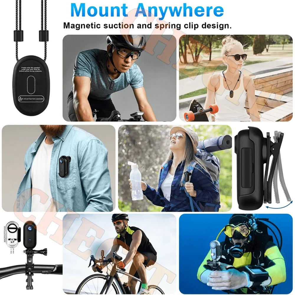 GoRide 4K™ - Magnetic Wearable Action Camera