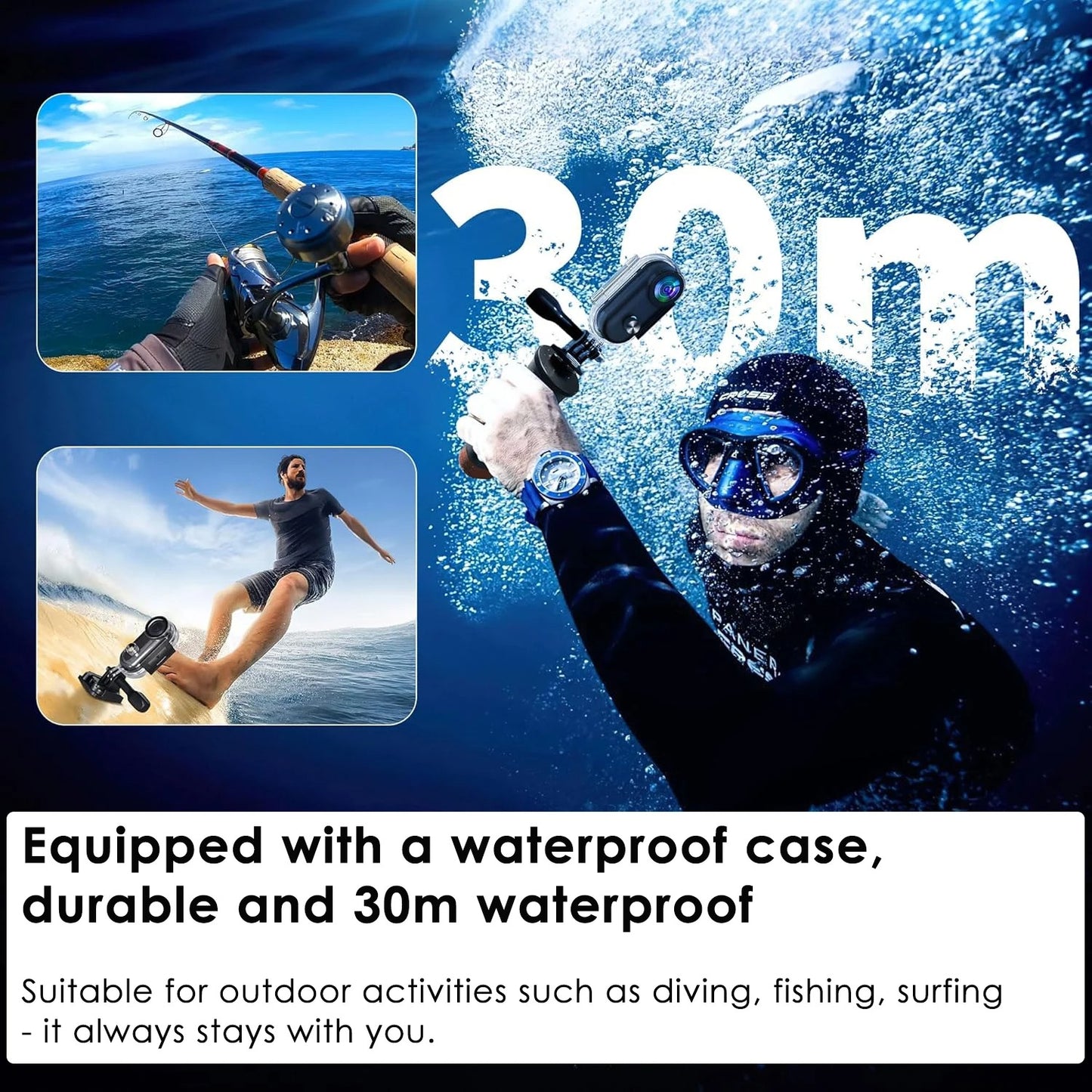 GoRide 4K™ - Magnetic Wearable Action Camera