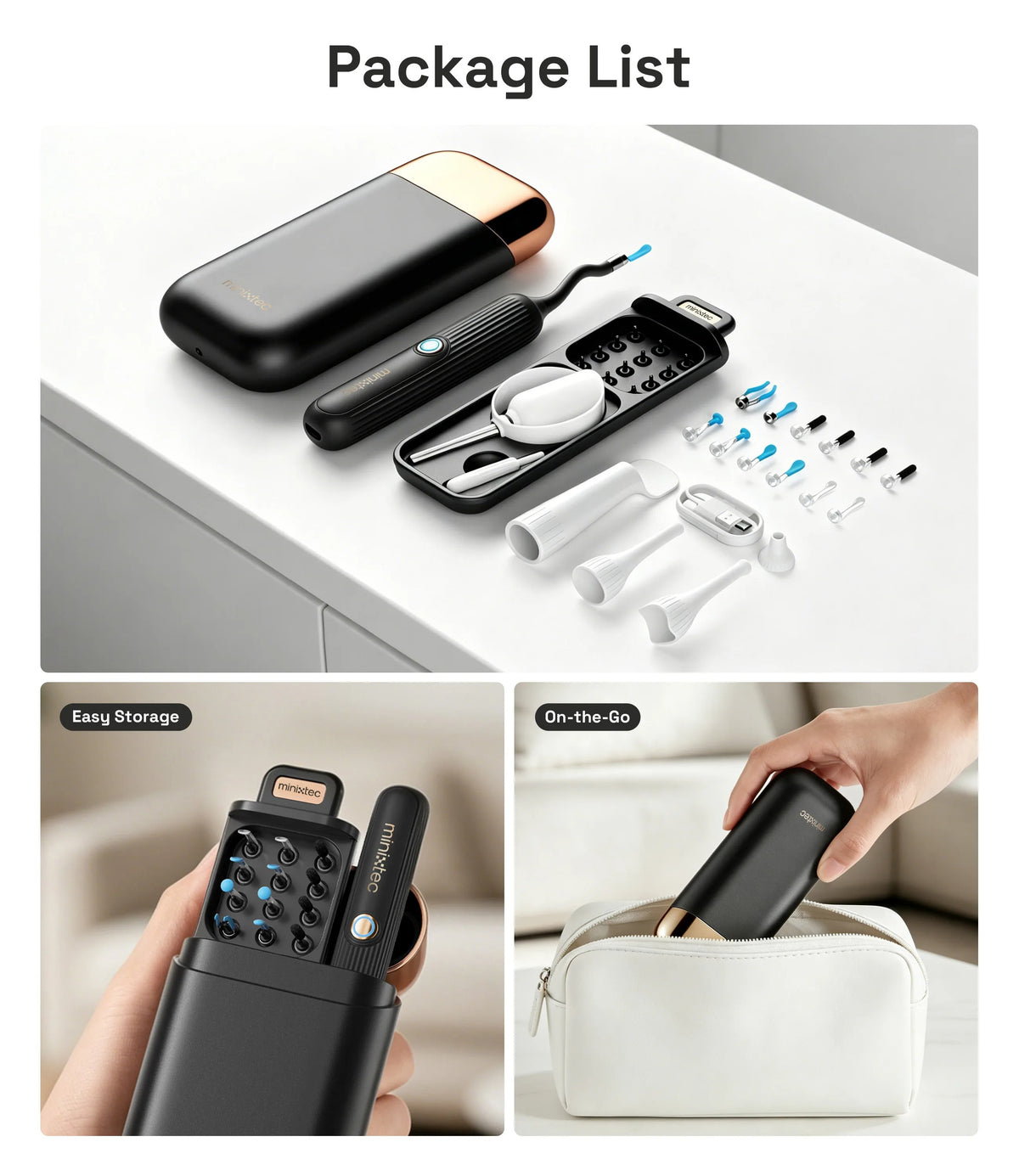EARSCOPE™- Waterproof Visual Ear Wax Removal Kit with Camera