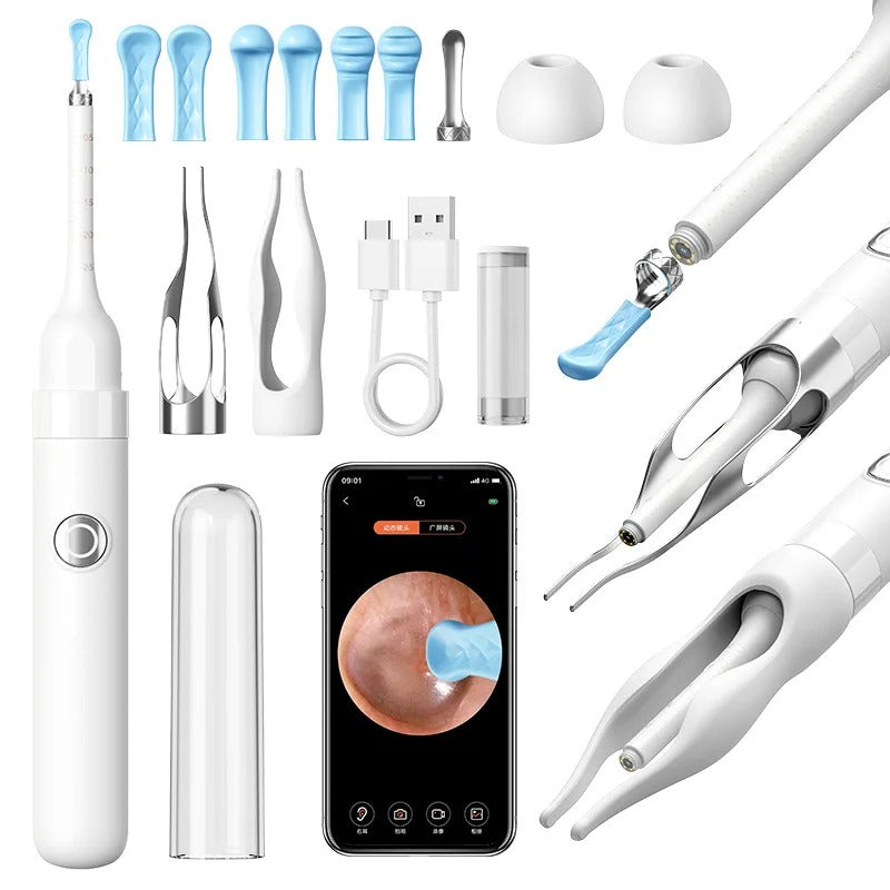 EARSCOPE™- Waterproof Visual Ear Wax Removal Kit with Camera